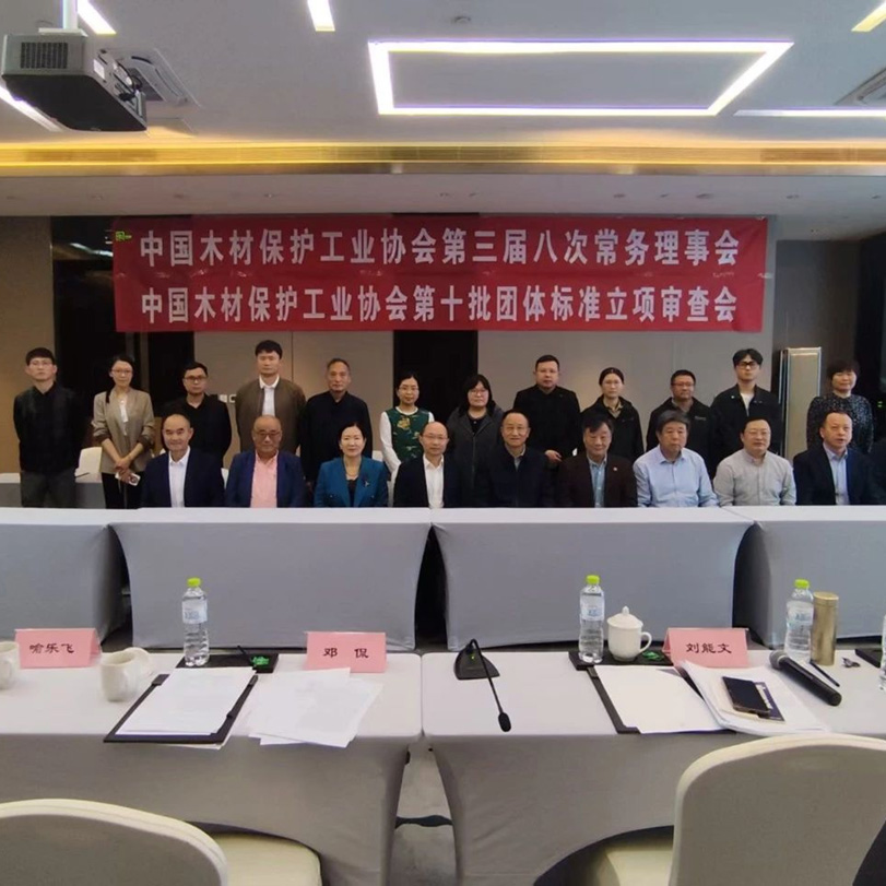 南通博大生化有限公司参加中国木材保护工业协会第十批团体标准立项审查会，助力《零醛添加人造板》标准制定